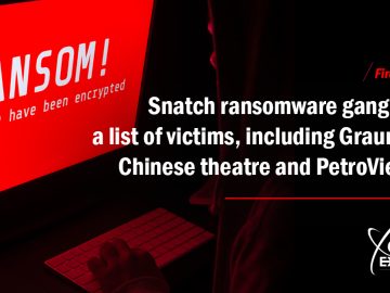 Snatch Ransomware Hits Grauman's Chinese, PetroVietnam