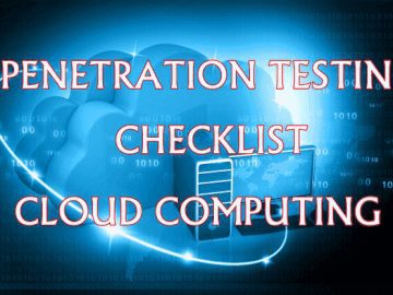 Cloud Computing Penetration Testing Checklist