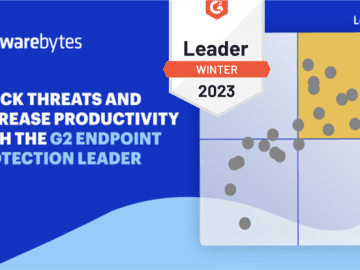 Malwarebytes recognized as endpoint security leader by G2