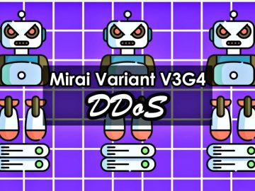 Mirai Variant V3G4 Exploiting IoT Devices for DDoS Attacks