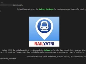 RailYatri Data Breach