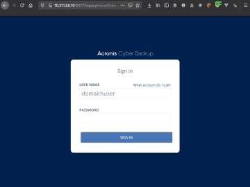 Exploiting Acronis Cyber Backup for Fun and Emails – RCE Security