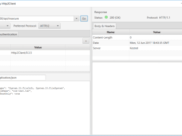 POSTed JSON with HTTP Client