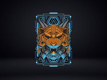 A cyber tiger