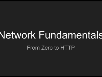 Networking Fundamentals