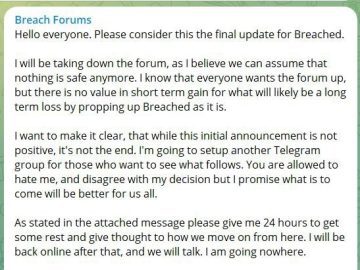 Breachforums Final update