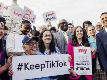 TikTok Paid for Influencers to Attend the Pro-TikTok Rally in DC