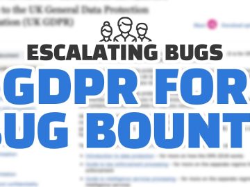 Escalating Your Bugs With GDPR Impact