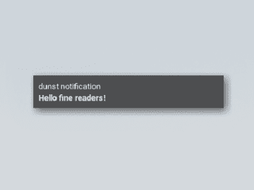 How I created custom desktop notifications using terminal and cron