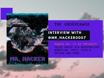 INTERVIEW WITH @MR_HACKER | TOP 20 on INTIGRITI | METHODOLOGY, TIPS & TRICKS, ETC. INTERVIEW WITH @MR_HACKER | TOP 20 on INTIGRITI | METHODOLOGY, TIPS & TRICKS, ETC.