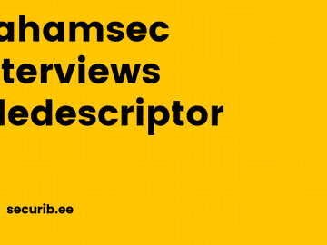 Nahamsec interviews Filedescriptor