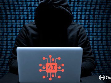 Hacker using artificial intelligence