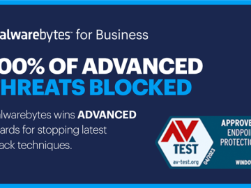 Malwarebytes stops 100% of Advanced Threats in latest AV-Test assessment