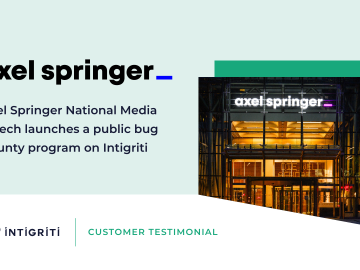 Axel Springer National Media & Tech launches a public bug bounty program on Intigriti