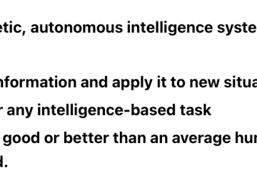 My Current Definition of AGI