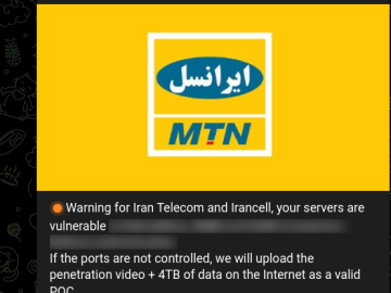 Iran telecom cyber attack