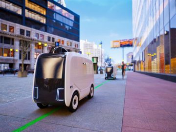 Food delivery robots give captured video footage to police