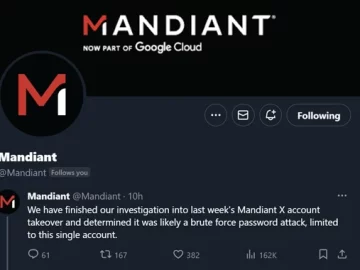 Mandiant’s X Account Was Hacked Using Brute-Force Attack Twitter Brute-Force Attack