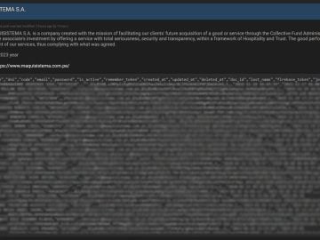 Maquisistema data leak