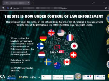 Law enforcement trolls LockBit, reveals massive takedown