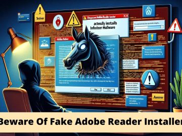 Disguised Adobe Reader Installer That Install Infostealer Malware