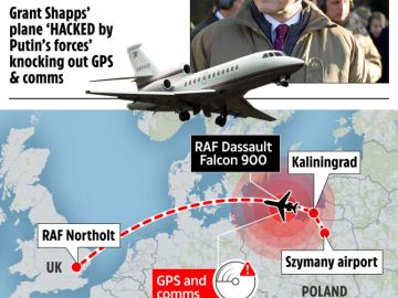 UK Defence Secretary jet hit by electronic warfare attack in Poland