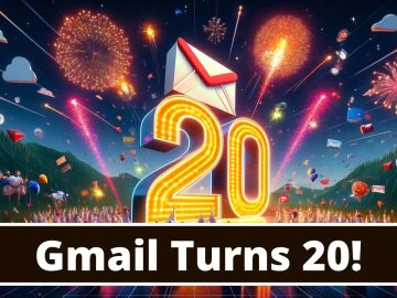 Gmail Turns 20! Evolves Constantly with Security Rules