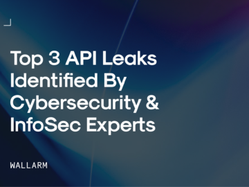 Top 3 API Leaks Identified by Cybersecurity & InfoSec Experts