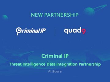 Criminal IP and Quad9 Collaborate to Exchange Domain and IP Threat Intelligence
