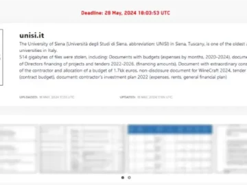 LockBit Claims 514 GB Of Data From University Of Siena University of Siena Cyberattack: LockBit Claims Responsibility, Sets Deadline