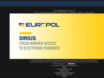 Notorius threat actor IntelBroker claims the hack of the Europol