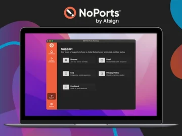 Atsign NoPorts establishes an encrypted IP tunnel directly between devices Atsign NoPorts establishes an encrypted IP tunnel directly between devices