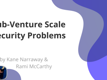 Sub-Venture Scale Security Problems