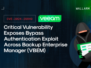 Vulnerability detected on Veeam Backup Enterprise Manager