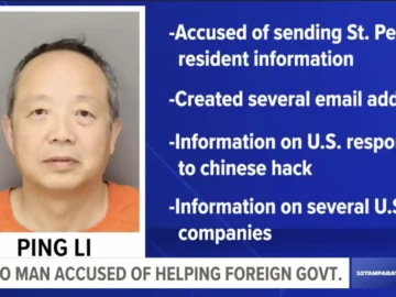 Ping Li Espionage Case Florida Chinese China