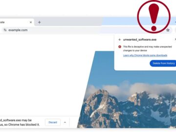 Google Chrome Warns of Malicious Files While Downloading