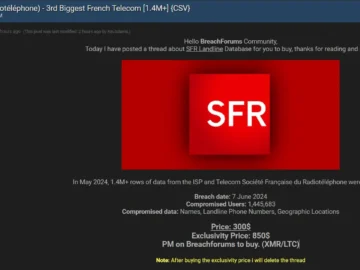 SFR Telcom Data Breach