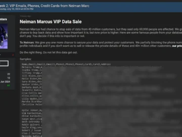 Neiman Marcus data breach