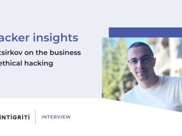 @Itsirkov on the business of ethical hacking 