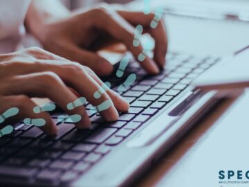 Feet walking across a keyboard