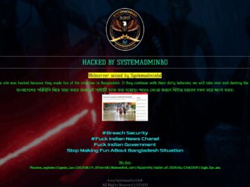 Bangladeshi Hackers Deface India