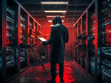 Hacker in a data center