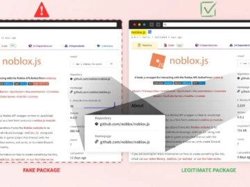 Malicious npm Packages Mimicking 'noblox.js' Compromise Roblox Developers' Systems