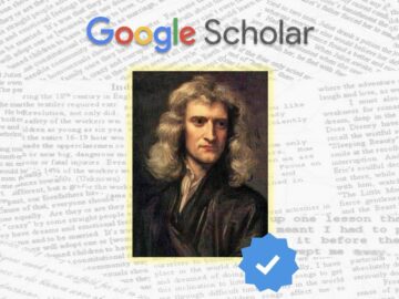 Google Scholar and Sir Isaac Newton