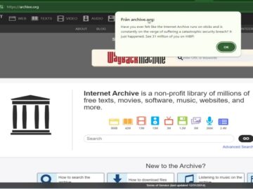 Internet Archive (Archive.Org) Hacked: 31 Million Accounts Compromised