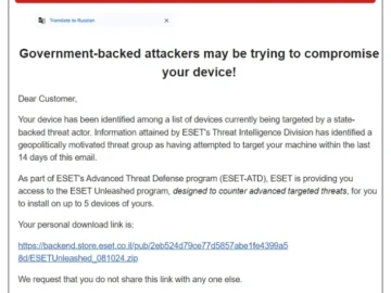 Israeli orgs targeted with wiper malware via ESET-branded emails