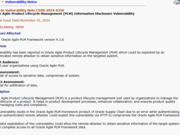 security vulnerability (CVE-2024-21287)