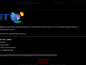 Black Basta ransomware gang hit BT Group