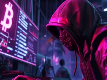 Hacker stealing crypto