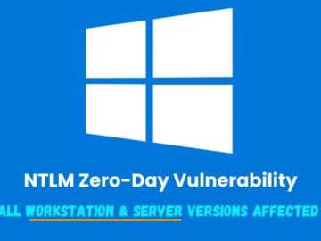 Windows NTLM Zero-Day Vulnerability Exposes User Credentials